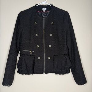 Worthington Black Textured Blazer